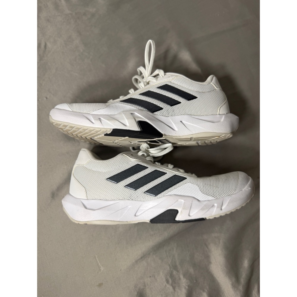 Adidas Training Sneakers White Black Mesh Athletic Shoes IF0958 Womens 9.5